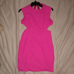 Do & B hot pink cut-out dress. Barely worn.